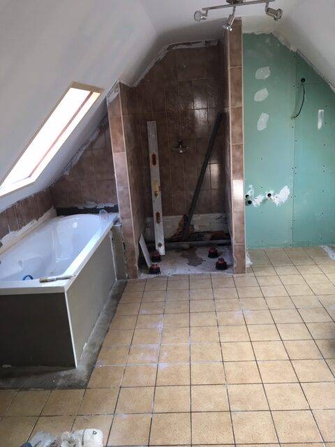 Rénovation d&#8217;une salle de bain à Issenheim près de Guebwiller Mulhouse 5